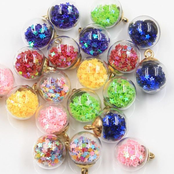 charms 20pcs star sequins transparent glass ball 16mm pendants crafts making findings handmade jewelry diy for earrings necklace, Bronze;silver
charms 20pcs star sequins transparent glass ball 16mm pendants crafts making findings handmade jewelry diy for earrings necklace, Bronze;silver