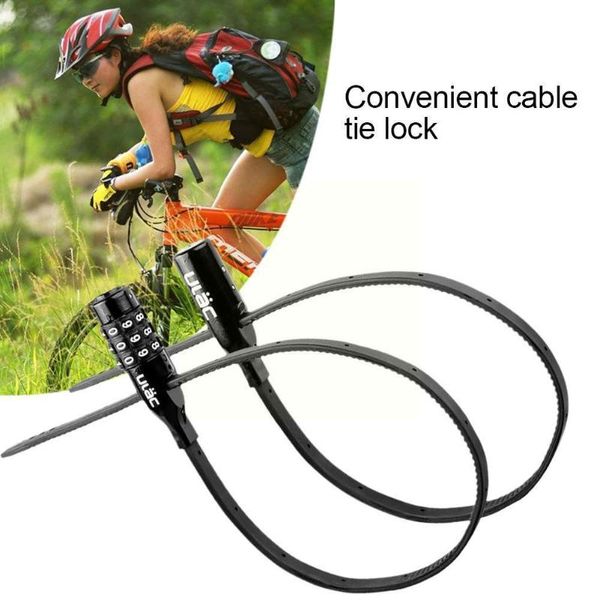 bike locks 1 pcs convenient cable tie lock multi stable cycling bicycle road helmet for mtb password accesso h9g2
bike locks 1 pcs convenient cable tie lock multi stable cycling bicycle road helmet for mtb password accesso h9g2