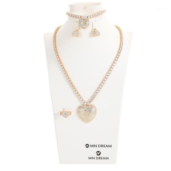 earrings & necklace jewelry sets ethiopia gold for women jewellery african wedding gifts bridal party bracelet heart cz ring set, Silver
earrings & necklace jewelry sets ethiopia gold for women jewellery african wedding gifts bridal party bracelet heart cz ring set, Silver