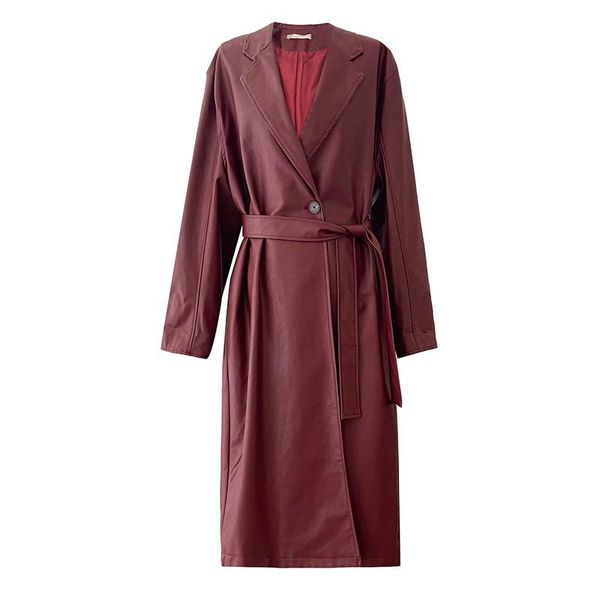 women's trench coats women long leather coat autumn winter elegant turn down collar korean double breasted windbreaker ladies pu outwea, Tan;black
women's trench coats women long leather coat autumn winter elegant turn down collar korean double breasted windbreaker ladies pu outwea, Tan;black