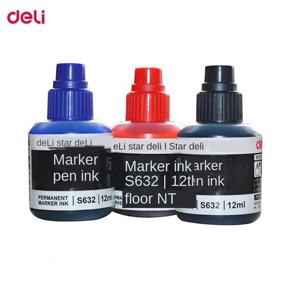deli paint black blue red pen oil ink refill for colored marker pens instantly dry graffiti permanent waterproof 12 ml refills, Black;red
deli paint black blue red pen oil ink refill for colored marker pens instantly dry graffiti permanent waterproof 12 ml refills, Black;red