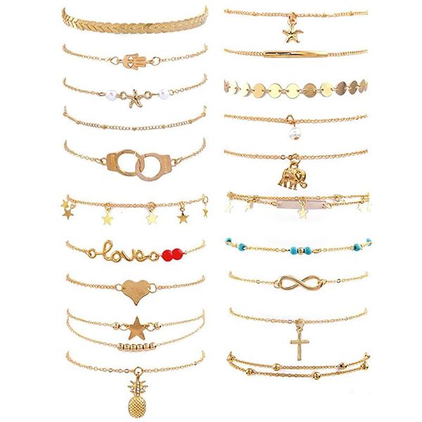 anklets 20pcs bohemian anklet set fashion charm alloy beach bracelet for women jewelry accessories, Red;blue
anklets 20pcs bohemian anklet set fashion charm alloy beach bracelet for women jewelry accessories, Red;blue