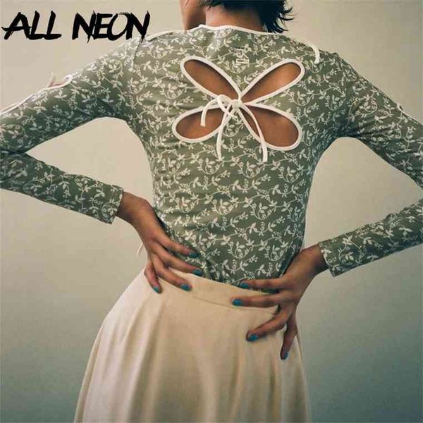 allneon vintage butterfly hollow out bandage long sleeve t-shirts streetwear 90s print o-neck green y2k fashion outfits, White
allneon vintage butterfly hollow out bandage long sleeve t-shirts streetwear 90s print o-neck green y2k fashion outfits, White