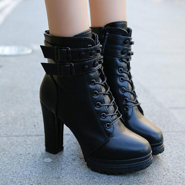 boots fashion women ankle girl high heel arrived motorcycle mature female casual woman's stylish lady, Black
boots fashion women ankle girl high heel arrived motorcycle mature female casual woman's stylish lady, Black