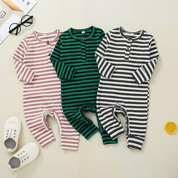 jumpsuits 0-24m casual born baby boy girl long sleeve striped romper jumpsuit outfits cotton clothes, Blue
jumpsuits 0-24m casual born baby boy girl long sleeve striped romper jumpsuit outfits cotton clothes, Blue