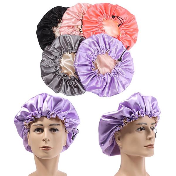 extra large satin silk bonnet sleep cap soild color chemotherapy shower caps premium elastic band hats bonnets
extra large satin silk bonnet sleep cap soild color chemotherapy shower caps premium elastic band hats bonnets