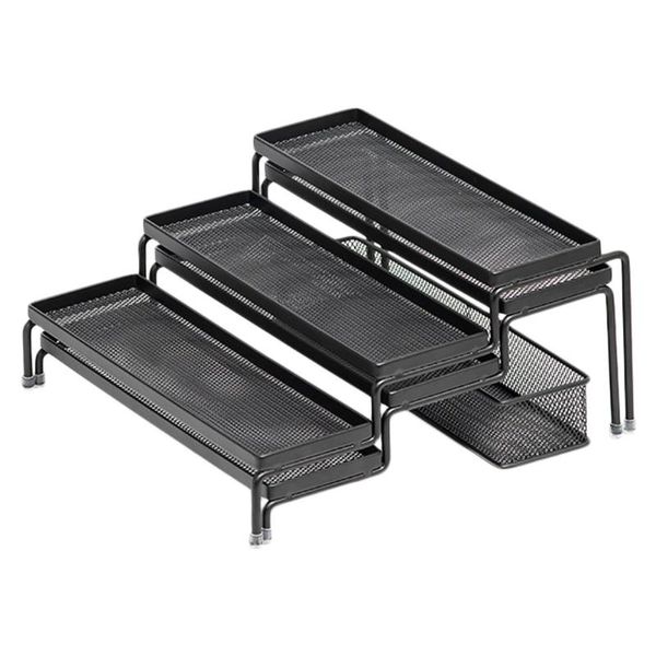 hooks & rails 3 pcs 1 set three-layer storage racks durable seasoning box