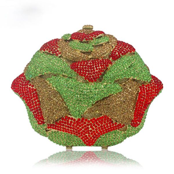 evening bags handmade rose flower shape gold crystal purse women handbag metal wedding prom clutch bag
evening bags handmade rose flower shape gold crystal purse women handbag metal wedding prom clutch bag