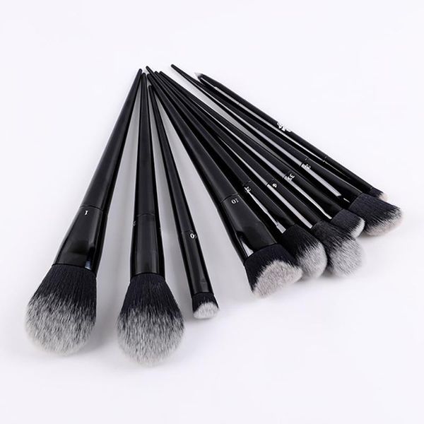 makeup brushes 9pc professional black set for powder angled blusher shadow buffing eyeshadow concealer contour highlighter brush
makeup brushes 9pc professional black set for powder angled blusher shadow buffing eyeshadow concealer contour highlighter brush