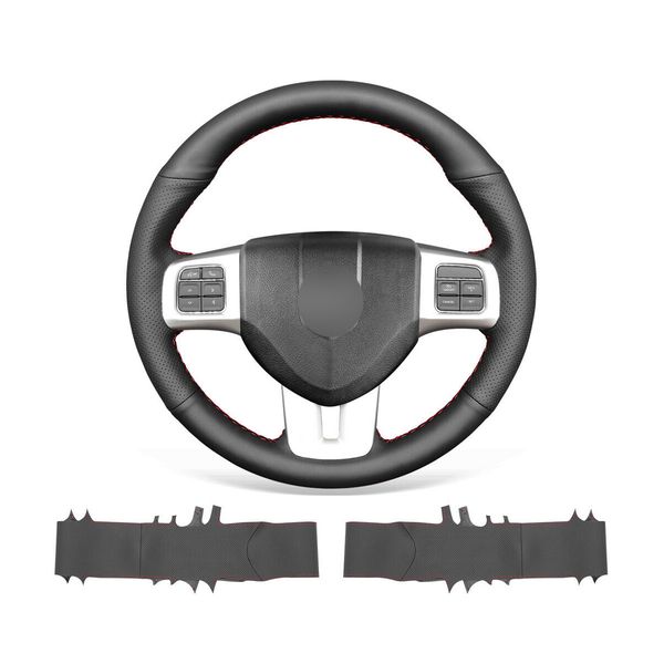 diy hand stitched soft non-slip black leather steering wheel cover for dodge dart 2013-2016
diy hand stitched soft non-slip black leather steering wheel cover for dodge dart 2013-2016