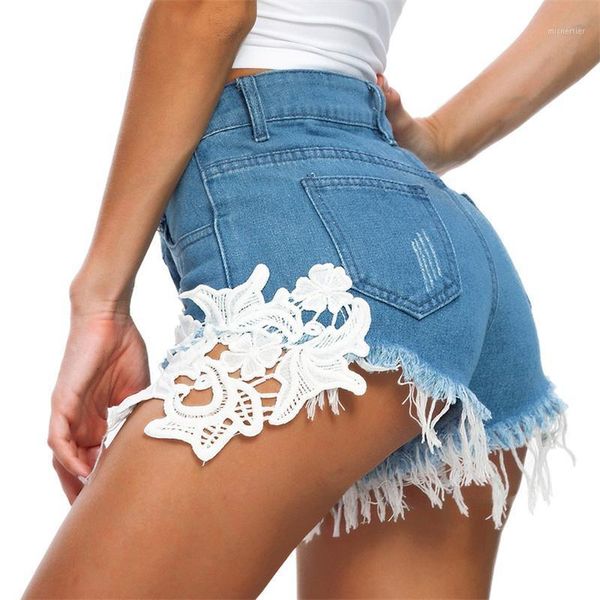 women's jeans women shorts tassel lace denim sweet girls summer high waist clothing floral, Blue
women's jeans women shorts tassel lace denim sweet girls summer high waist clothing floral, Blue
