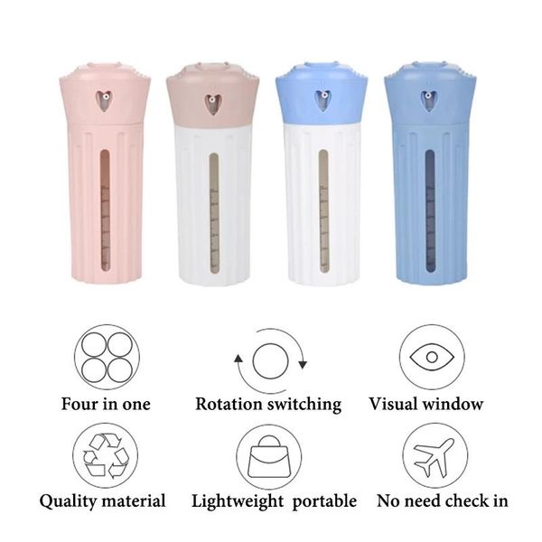 liquid soap dispenser travel 4-in-1 bottles leak proof toiletries sub-bottling refillable shower gel empty container kit
liquid soap dispenser travel 4-in-1 bottles leak proof toiletries sub-bottling refillable shower gel empty container kit