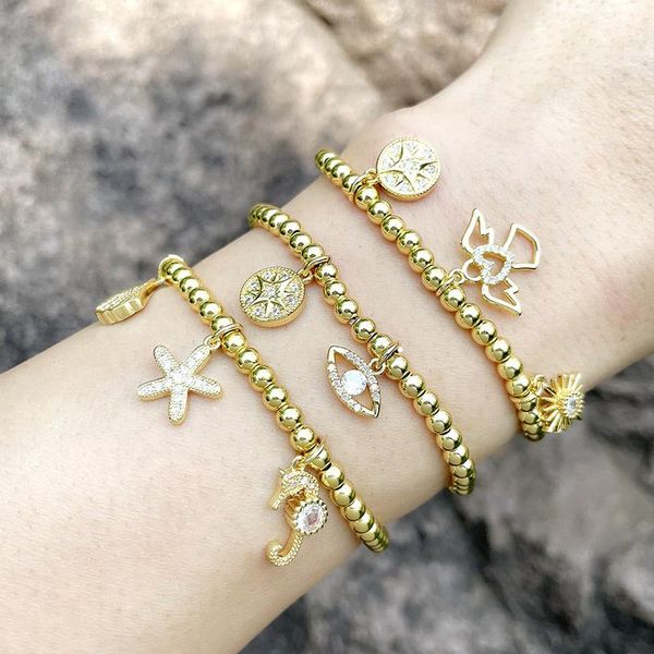 charm bracelets boho life of bird seahorse starfish shell evil eye sun star for women bohemian gold beads jewelry mujer, Golden;silver
charm bracelets boho life of bird seahorse starfish shell evil eye sun star for women bohemian gold beads jewelry mujer, Golden;silver