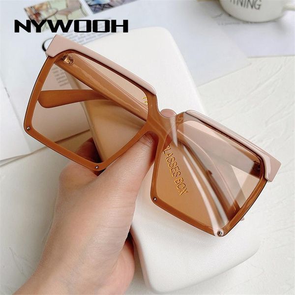 sunglasses nywooh oversized square women vintage gradient sun glasses brand design big frame eyewear, White;black
sunglasses nywooh oversized square women vintage gradient sun glasses brand design big frame eyewear, White;black