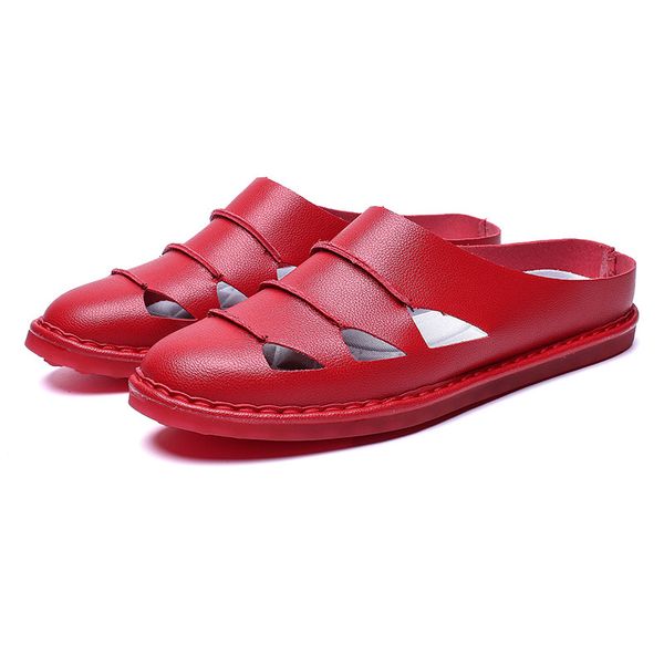 7 colors men sandals summer shoes flat leather men shoes beach sandals slip-on man slippers a1264, Black
7 colors men sandals summer shoes flat leather men shoes beach sandals slip-on man slippers a1264, Black