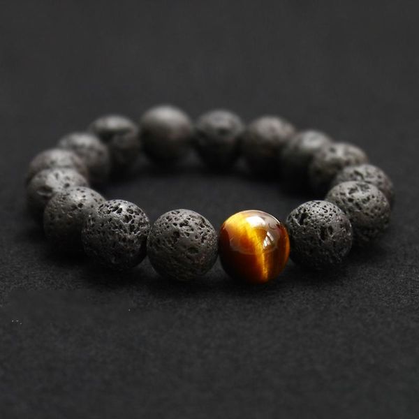 beaded, strands drop black volcanic lava stone tiger eye 10mm beaded bracelet for men fashion personality jewelry
beaded, strands drop black volcanic lava stone tiger eye 10mm beaded bracelet for men fashion personality jewelry