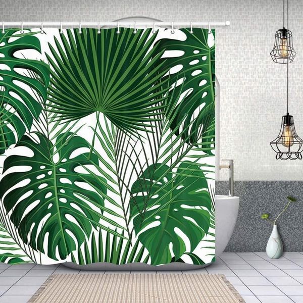 shower curtains green tropical plants for bathroom, abstract exotic palm with monstera leaves, polyester fabric bath curtain set
shower curtains green tropical plants for bathroom, abstract exotic palm with monstera leaves, polyester fabric bath curtain set