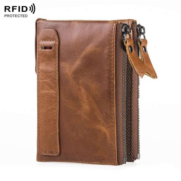 the wallet crazy horse wallet men's short leather money clip wallet pocket money oil wax leather 567, Black
the wallet crazy horse wallet men's short leather money clip wallet pocket money oil wax leather 567, Black