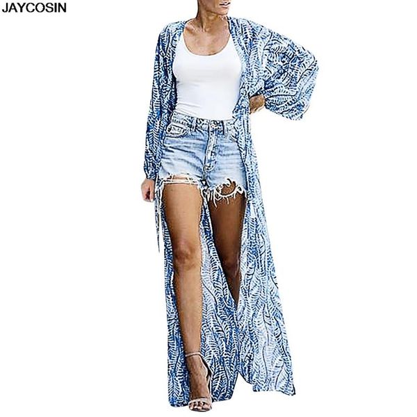 women's jackets jaycosin women chiffon floral kimono loose womens long sleeves printing sandy beach smock easy blouse camisa feminina, Black;brown
women's jackets jaycosin women chiffon floral kimono loose womens long sleeves printing sandy beach smock easy blouse camisa feminina, Black;brown