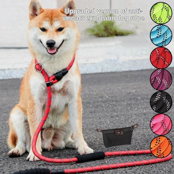 pet leash nylon 1.5m reflective durable strong dog rope with comfortable padded handle training running medium big collar collars & leashes
pet leash nylon 1.5m reflective durable strong dog rope with comfortable padded handle training running medium big collar collars & leashes