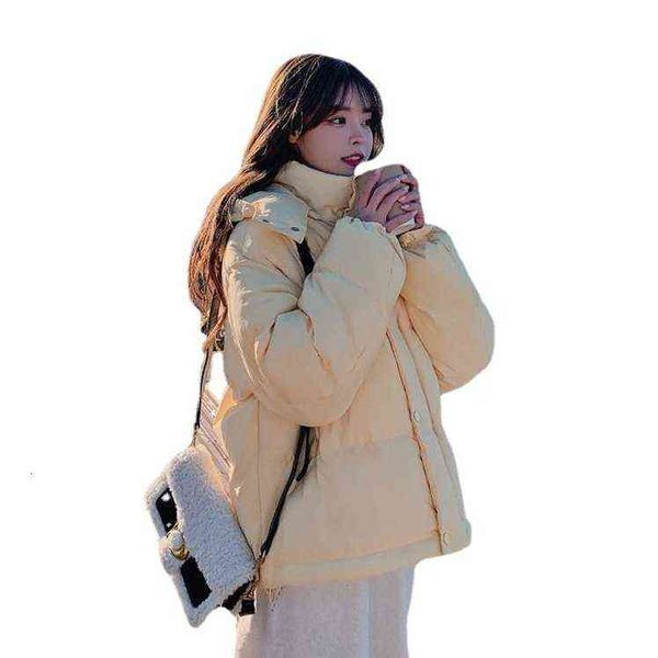 bread clothes women's milk yellow thickened down cotton 2021 winter short student cute little tide, Black
bread clothes women's milk yellow thickened down cotton 2021 winter short student cute little tide, Black