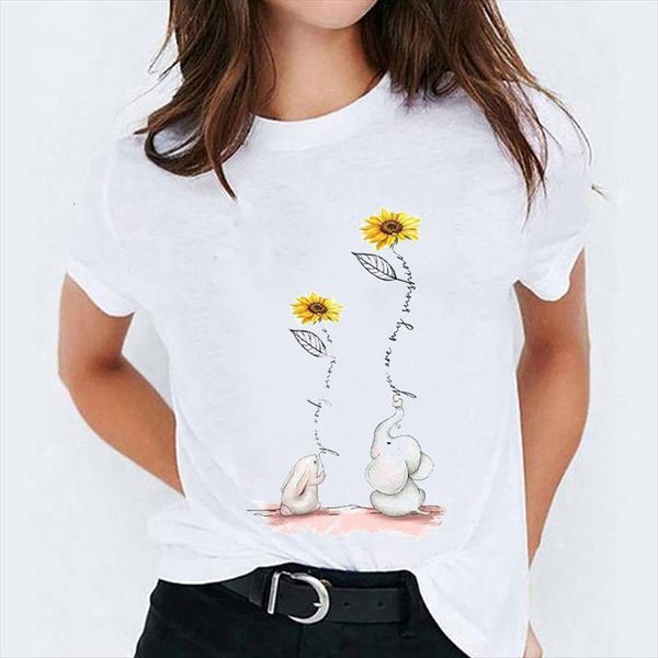graphic elephant cartoon sweet womens t shirts fashion printing print ladies female tee, White
graphic elephant cartoon sweet womens t shirts fashion printing print ladies female tee, White