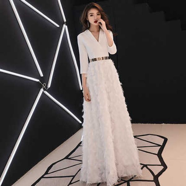 luxury party evening dress white annual evening dr's 2021 summer banquet elegant long party slim, Black;gray
luxury party evening dress white annual evening dr's 2021 summer banquet elegant long party slim, Black;gray