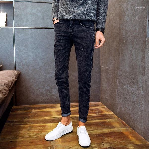 men's jeans 2021 men fashion stretch slim fit denim skinny casual long pencil pant styling black blue1, Blue
men's jeans 2021 men fashion stretch slim fit denim skinny casual long pencil pant styling black blue1, Blue