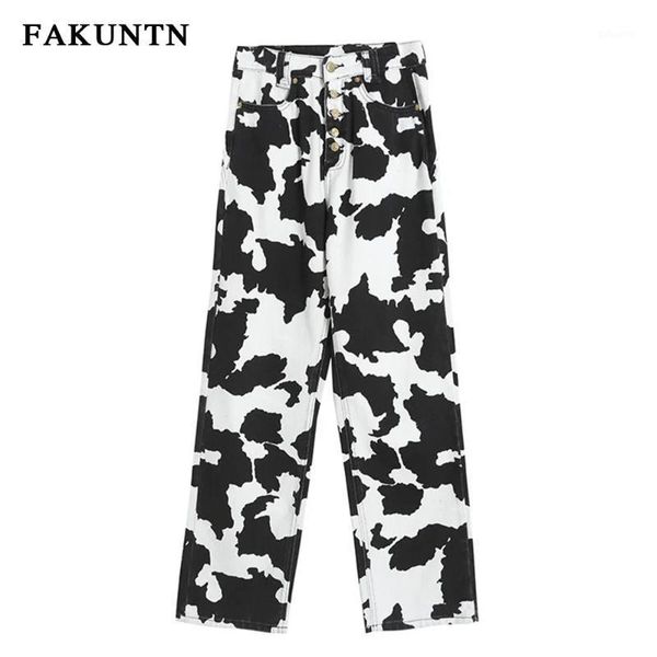 women straight jeans denim pants 2021 fashion vintage cow print five buttons boyfriend ladies high waist for woman women's, Blue
women straight jeans denim pants 2021 fashion vintage cow print five buttons boyfriend ladies high waist for woman women's, Blue