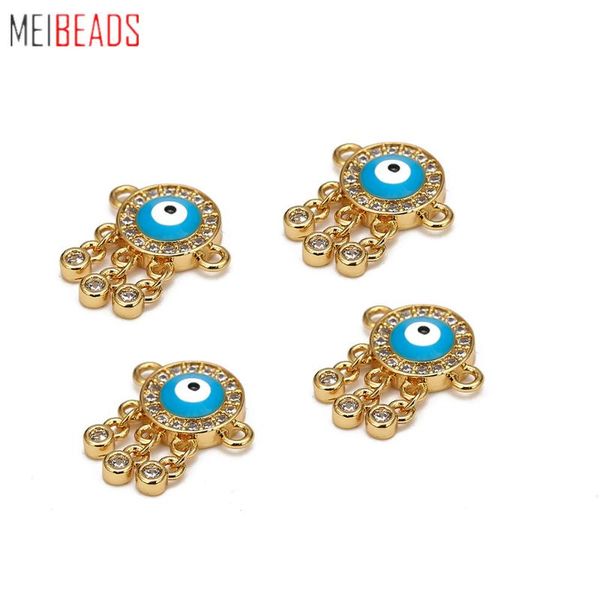charms meibeads 1pc lucky eye charm pendant for jewelry making turkey evil oil connector accessories diy bracelet women, Bronze;silver
charms meibeads 1pc lucky eye charm pendant for jewelry making turkey evil oil connector accessories diy bracelet women, Bronze;silver