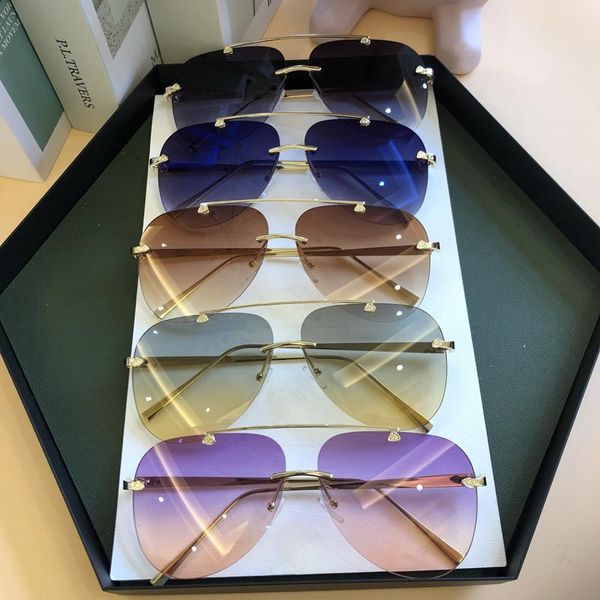 sunglasses 2021 luxury designer fashion oval rimless sunglassessummer glasses sun for men women uv400 gafas de sol para, White;black
sunglasses 2021 luxury designer fashion oval rimless sunglassessummer glasses sun for men women uv400 gafas de sol para, White;black