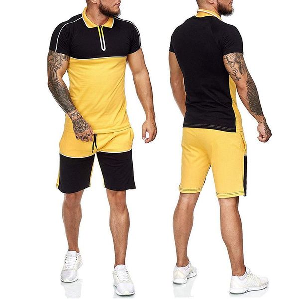 men's tracksuits men short sets summer leisure clothing 2 color block sports suit 2021 male shirt t-shirt+shorts tracksuit sportswear, Gray
men's tracksuits men short sets summer leisure clothing 2 color block sports suit 2021 male shirt t-shirt+shorts tracksuit sportswear, Gray