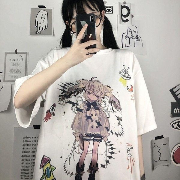 cartoon japanese anime harajuku womens t shirt kawaii streetwear punk summer short sleeve loose plus size clothes swift grunge, White
cartoon japanese anime harajuku womens t shirt kawaii streetwear punk summer short sleeve loose plus size clothes swift grunge, White