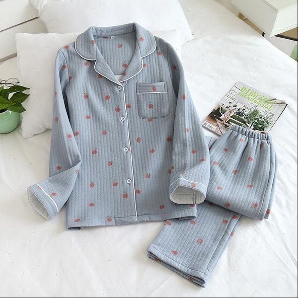 japanese style autumn and winter womens sleepwears long sleeved trousers, pure cotton air cotton, warm ladies pajamas, home service sleepwea, Black;red
japanese style autumn and winter womens sleepwears long sleeved trousers, pure cotton air cotton, warm ladies pajamas, home service sleepwea, Black;red