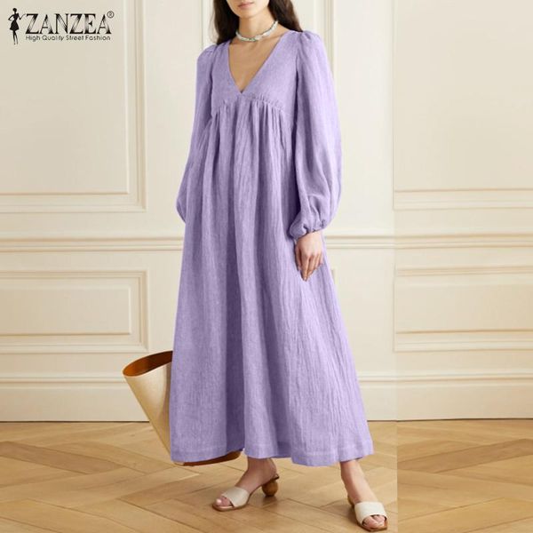 casual dresses oversized women's dress 2021 female maxi vestido de mujer zanzea holiday francais v neck robe spring party 5xl, Black;gray
casual dresses oversized women's dress 2021 female maxi vestido de mujer zanzea holiday francais v neck robe spring party 5xl, Black;gray
