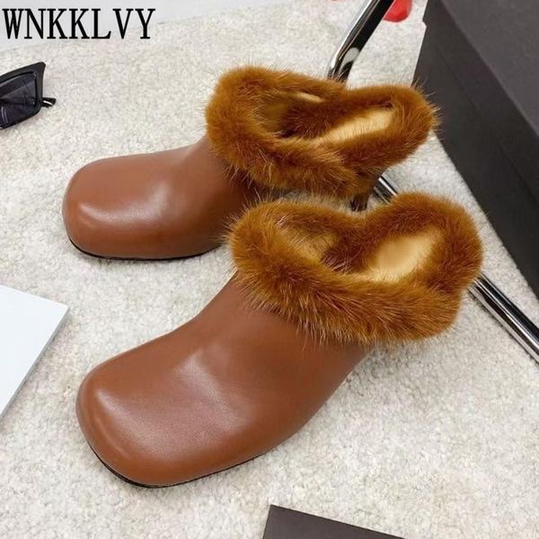 square toe furry half slippers women genuine leather high heel lazy mules autumn real fur party shoes ladies stilettos, Black
square toe furry half slippers women genuine leather high heel lazy mules autumn real fur party shoes ladies stilettos, Black