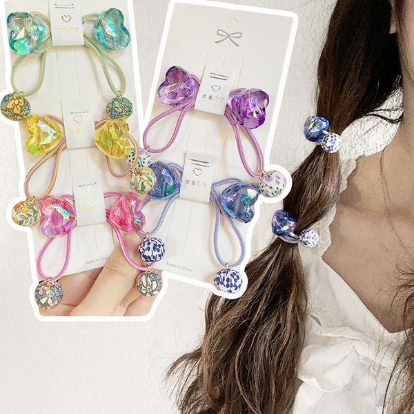 hair accessories 2pcs/lot girls cute heart ball cartoon rubber band headband baby elastic bands small rope, Slivery;white
hair accessories 2pcs/lot girls cute heart ball cartoon rubber band headband baby elastic bands small rope, Slivery;white