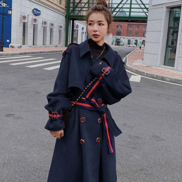 women's wool & blends woolen coat women solid camel over size loose long high street elegant thick wild 2021 autumn winter tide, Black
women's wool & blends woolen coat women solid camel over size loose long high street elegant thick wild 2021 autumn winter tide, Black
