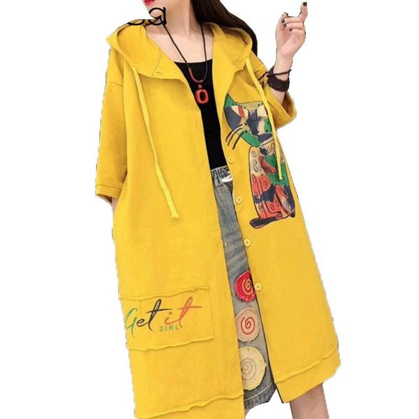 women's trench coats spring animal print coat woman 2021 casual letter hooded women half sleeve cardigan black yellow, Tan;black
women's trench coats spring animal print coat woman 2021 casual letter hooded women half sleeve cardigan black yellow, Tan;black