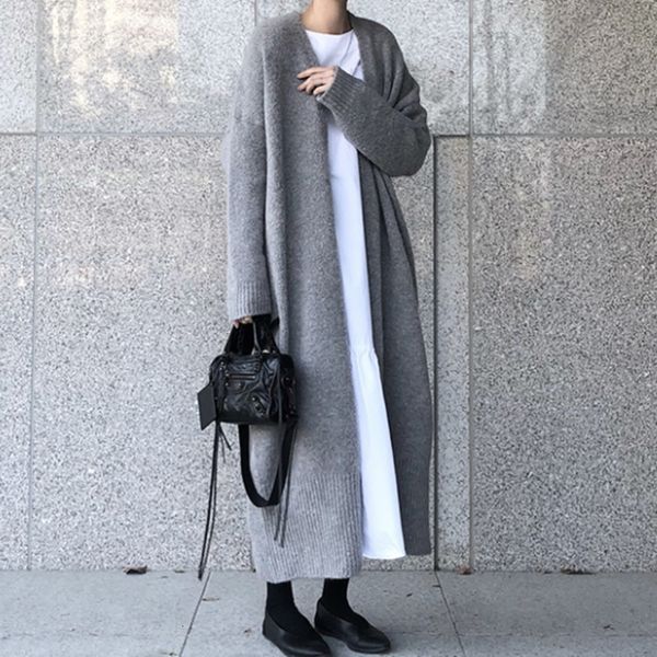 genayooa cardigans sleeve oversize winter casual long women cashmere solid knit warm cardigan female korean 210417, White;black
genayooa cardigans sleeve oversize winter casual long women cashmere solid knit warm cardigan female korean 210417, White;black