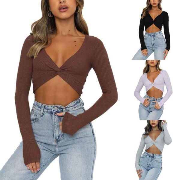 running jerseys female crop , solid color deep v-neck long sleeve t-shirt knitwear for spring summer, s/m/ 2021 fashion, Black;blue
running jerseys female crop , solid color deep v-neck long sleeve t-shirt knitwear for spring summer, s/m/ 2021 fashion, Black;blue