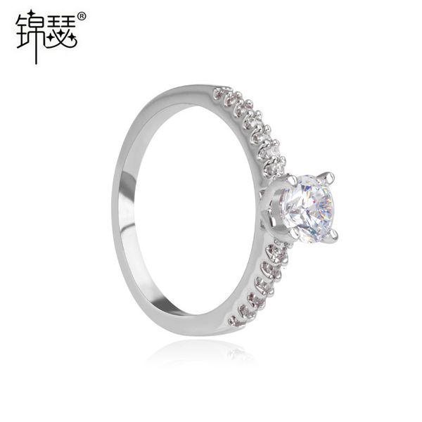 925 sterling silverboutique zirconium diamond ring copper inlaid 3a zircon dan color simple korean women's gift, Golden;silver
925 sterling silverboutique zirconium diamond ring copper inlaid 3a zircon dan color simple korean women's gift, Golden;silver