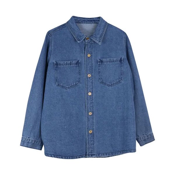 women's jackets casual denim female jacket loose boyfriend style single breasted vintage lapel jean shirt long sleeve outerwear s y41l, Black;brown
women's jackets casual denim female jacket loose boyfriend style single breasted vintage lapel jean shirt long sleeve outerwear s y41l, Black;brown