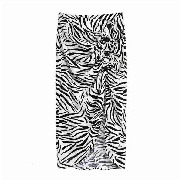 zebra print pleated design womens skirt side slit midi casual loose clothes p2206, Black
zebra print pleated design womens skirt side slit midi casual loose clothes p2206, Black