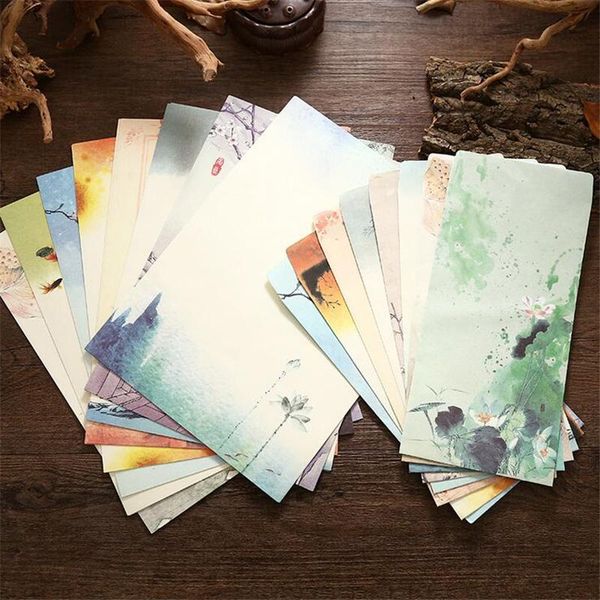 gift wrap 6pcs/set vintage letter paper and envelope set chinese painting lotus flowers craft invitation letters stationery
gift wrap 6pcs/set vintage letter paper and envelope set chinese painting lotus flowers craft invitation letters stationery
