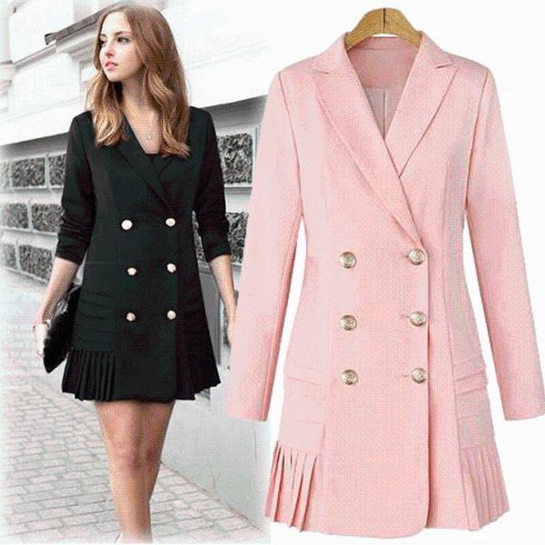 women's trench coats windbreaker 2021 large size lapel long sleeve double-breasted pleated coat, Tan;black
women's trench coats windbreaker 2021 large size lapel long sleeve double-breasted pleated coat, Tan;black