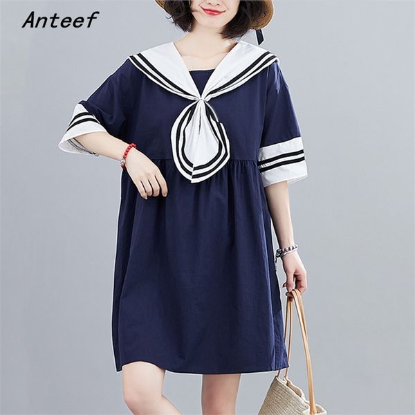 short sleeve plus size cotton vintage dresses for women casual loose mini woman summer dress elegant clothes sundress 210517, Black;gray
short sleeve plus size cotton vintage dresses for women casual loose mini woman summer dress elegant clothes sundress 210517, Black;gray