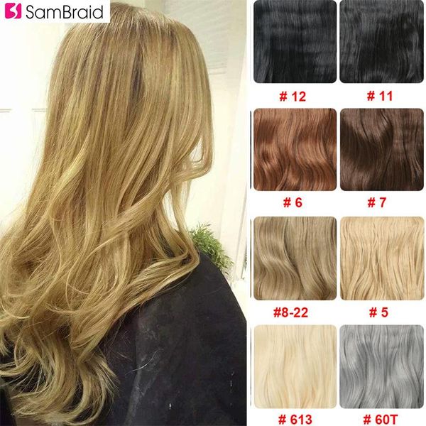 synthetic wigs sambraid 24 inch natural wavy hair clip in black heat resistant fiber 4 clips one piece
synthetic wigs sambraid 24 inch natural wavy hair clip in black heat resistant fiber 4 clips one piece