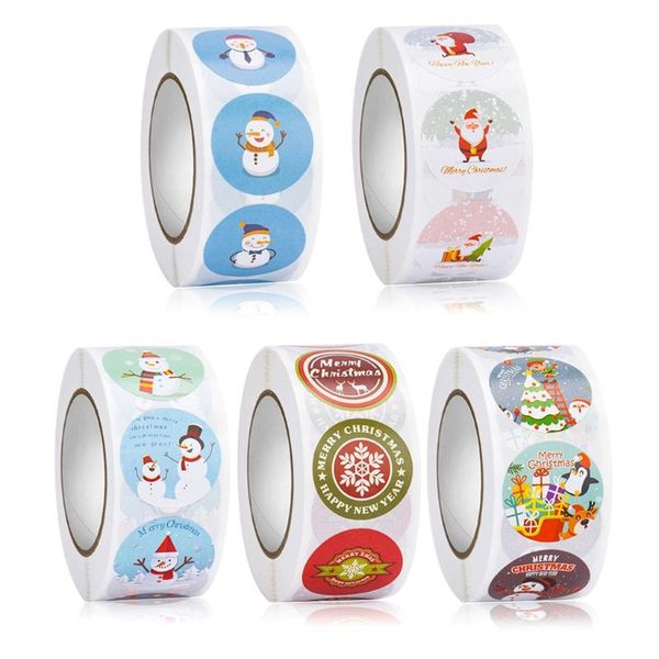 party decoration 500 pcs round christmas label stickers tree santa snowman elk present package decor craft stationery adhesive sealing
party decoration 500 pcs round christmas label stickers tree santa snowman elk present package decor craft stationery adhesive sealing