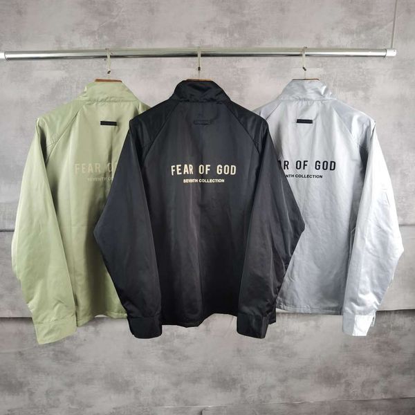 feel of god season 7 polo flocking printed ess jacket men's loose solid color light high street coat, Black;brown
feel of god season 7 polo flocking printed ess jacket men's loose solid color light high street coat, Black;brown